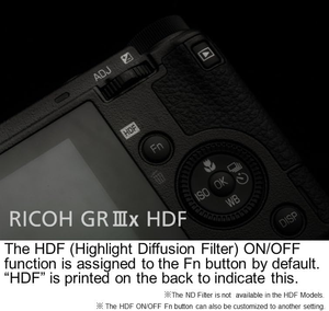 Appareil photo numérique compact RI COH GR IIIx HDF avec capteur CMOS APS-C de 24 MP, objectif GR 40 mm F2.8 (au format 35 mm) Capteur CMOS Mi - Product Image 4