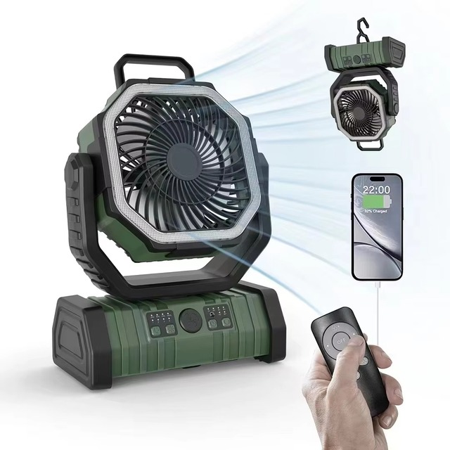 Batterie Holdcarp 20000mAh avec lampe et Ventilateur Double Moteur