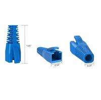 Cubierta Protectora de Cable de Red Ethernet RJ45 LIYUAN LY-US081 con Código de Color, Conector, Cubierta de Enchufe, Pines de Blindaje UTP/FTP, 1 FU