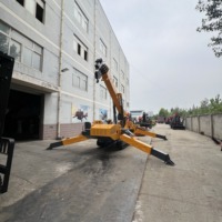Grue araignée électrique et diesel sur chenilles de 3, 5 et 8 tonnes avec télécommande, fabriquée en Chine