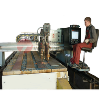 Machine de découpe plasma et à flamme CNC de table DTCN-1000, largeur de coupe effective 1000 mm ±0,5 mm