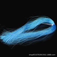 Großhandel Crystal Flash 0,37mm Lametta Fliegen fischen Binde materialien Fliegen binde faden