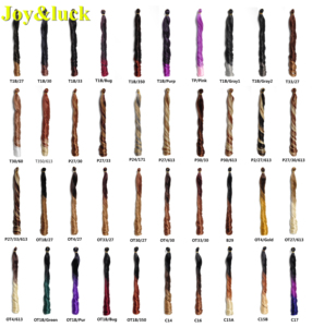 Extensiones de cabello trenzado en espiral, rizos franceses de 150g, cabello sintético de Color ombré, africano, gran oferta - Product Image 5