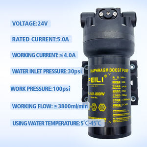 Pompa Booster Senyap PEILI 800W <span class=keywords><strong>PL</strong></span>-501-800GPD Seri 501 dengan Desain Kepala Pompa 5-Kamar Baru Pompa Booster RO Berpendingin - Product Image 2