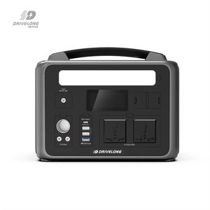 Station d'alimentation portable multifonctionnelle 600 Wh à onduleur sinusoïdal pur, recharge rapide, alimentée par énergie solaire et automobile, externe - Product Image 2