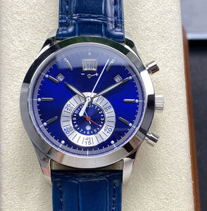 Reloj mecánico clásico redondo para hombre, estilo empresarial con correa de cuero genuino - Product Image 3