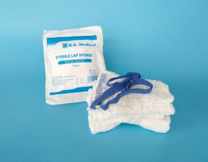 Spugna chirurgica Sterile certificata 45x45cm 4ply spugna chirurgica 28x24 Mesh con filettatura rilevabile ai raggi X per uso ospedaliero - Product Image 5