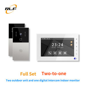 โทรศัพท์ประตูวิดีโอควบคุมด้วยเสียง Tuya 1 ชุด = 2*F1+V7 1080p สมาร์ทดอร์เบลพร้อมหน้าจอสัมผัส 7 นิ้ว ติดตั้งง่ายสำหรับบ้านพักตากอากาศ - Product Image 1