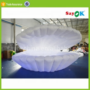 Conchas Decorativas para Bodas, Luz LED, Concha Gigante Inflable, Decoración Creativa para Escenarios, Concha Inflable - Product Image 3