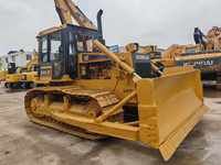Bulldozer sur chenilles CAT D6G d'occasion, moteur CAT d'origine, bon état, avec ripper pour travaux de terrassement