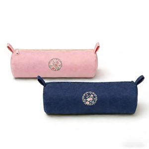 Wholesale Custom Cute Animal Canvas Pencil <b>Case</b> Bunny Cat Stationery Bag Portable <b>Makeup</b> Pouch Factory OEMODM Various Bag Shapes - Product Image 5