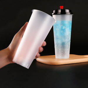 Factory Custom Printed Disposable Cold Hot Drink Lid PP Plastic Cups BPA Free Eco-Friendly Food Safe Design for <strong>Boba</strong> <strong>Bubble</strong> Use - Product Image 2