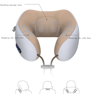 หมอนนวดไฟฟ้ารูปตัวยู หมอนนวดชิอัตสึแบบสั่นสำหรับคอ - Product Image 3