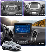 Dsp Rds Carplay Android Auto Radio 9 pouces Lecteur DVD de voiture Android pour Hyundai Tucson 2 Ix35 2009-2015