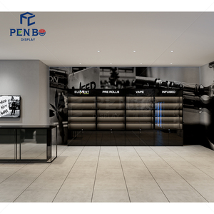 Mostrador <span class=keywords><strong>de</strong></span> Exhibición para Tienda <span class=keywords><strong>de</strong></span> Cigarrillos, Vitrina <span class=keywords><strong>de</strong></span> Vidrio para Tienda <span class=keywords><strong>de</strong></span> Cigarrillos, Mueble <span class=keywords><strong>de</strong></span> Exhibición con Iluminación LED, Diseño General <span class=keywords><strong>de</strong></span> Tienda <span class=keywords><strong>de</strong></span> Cachimbas - Product Image 6