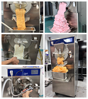 Yourtime Wholesale ETL CE 84L/H Machine à glace dure italienne à refroidissement rapide, congélateur discontinu pour gelato, Maquina De Helados pour commerces