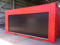 Porte à enroulement extérieure en acier moderne, surface finie, prévention des incendies, pour entrepôt de stockage, levage manuel, prix usine fabricant