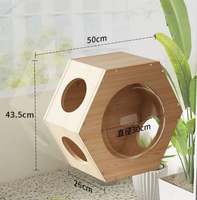 Hamac de luxe rayé en bois portable pour chat, avec ventouse, à suspendre au rebord de fenêtre ou balcon, pour bain de soleil estival, haute qualité pour animaux de compagnie