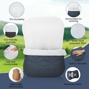 Lightweight Ergonomic Ultralight Inflatable Camping <strong>Pillow</strong> with Removable Cover Waterproof Washable for Hiking and Camping - Product Image 3