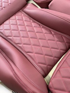 Fundas de Asiento de Coche Personalizadas de Fibra de Carbono y Cuero Impermeables, Juego Completo de Protectores de Asiento de Coche Deportivos de Lujo para <span class=keywords><strong>Ford</strong></span> Mustang - Product Image 3