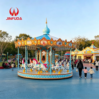 Promotion extérieure : Manège pour enfants et adultes, carrousel à chevaux pour parc d'attractions