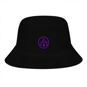 หมวกทรงบัคเก็ตลายอิฐปักโลโก้ลึกลับ - Product Image 1