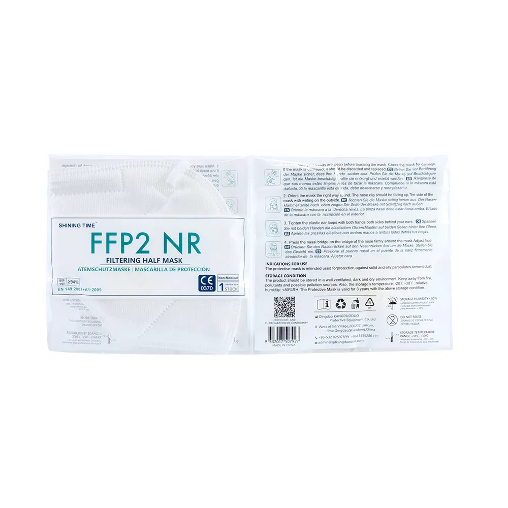 Wholesale China FFP2 EN149 Face Anti Dust masks Disposable Earloop Respirator ffp2-Mask
