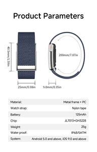 Nuevo Reloj Inteligente Deportivo a Prueba de Agua con Monitor de Salud ECG PPG para Hombre y Mujer, sin Pantalla, para Teléfonos Android e iOS - Product Image 2
