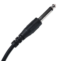 5M 1/4 pouces droit Angle droit 6.35mm guitare électrique Patch câble tressé basse clavier mélangeur pour haut-parleur pour Instruments