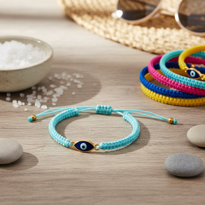 สร้อยข้อมือมาโครเมี่ยมหลากสีสั่งซื้อขั้นต่ำ12ชิ้นกำไลข้อมือแฟชั่น - Product Image 3