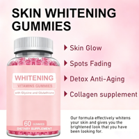 Délicieuses Gommes au Glutathion Sans Résidu, Complexe Multivitaminé avec Glycine, Faciles à Prendre, Nutrition pour la Peau pour Adultes