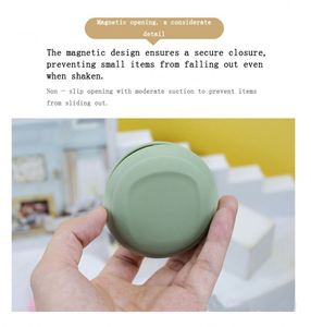 Custom Logo Round Waterproof Silicone Cosmetic Bags Pouch Portable Travel <b>Case</b> Cover With Convenient <b>Makeup</b> Storage - Product Image 3