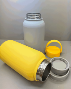 Factory Wholesale Customized 700ml Double-walled Stainless Steel Vacuum <strong>Tumbler</strong> with Handle and Lid, Travel Cup, <strong>Rocking</strong> Base - Product Image 6