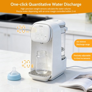 Chauffe-biberon et réchauffeur de lait infantile pour café, céréales, thé, avec option de température précise, récipient en verre de 2 L, acier inoxydable 316, veilleuse - Product Image 2