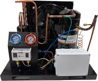 Pour unité de condensation automatique, compresseur, condenseur pour réfrigérateur de 3 à 30 CV