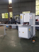Sierra de Doble Inglete de Alta Precisión de 45 Grados con Protección Automática de Esquinas, Máquina de Corte Continuo para Perfiles de Aluminio