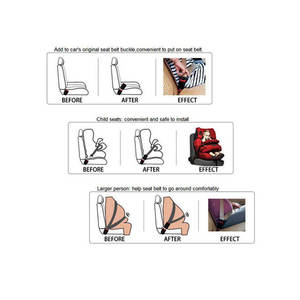 1 पीसी कार सुरक्षा बेल्ट एक्सटेंडर सीट बेल्ट कवर सीट बेल्ट ड्राइव एक्सटेंशन प्लग सीटबेल्ट क्लिप - Product Image 3