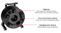 Bobines de câbles à fibres optiques DHX pour extérieur, connecteurs LC/SC/FC/APC/UPC, longueurs personnalisables (300M-100M), utilisation pour les réseaux FTTH/FTTB/FTTX