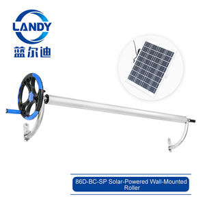 Enrouleur de bâche de <span class=keywords><strong>piscine</strong></span> électrique 12V solaire LANDY, anti-rouille, mural, en acier inoxydable, avec fonction de nettoyage de <span class=keywords><strong>piscine</strong></span> - Product Image 5