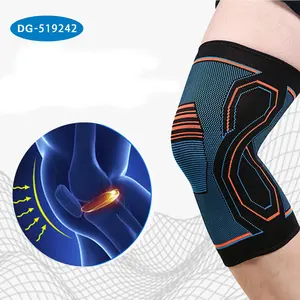 灵活的户外运动编织膝盖支持运动保护