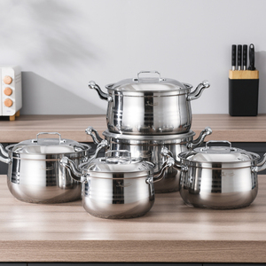 Prestige Everyday - Set Di 5 Padelle In Acciaio Inox - Adatte A Induzione - Antiaderenti - Argento - 2