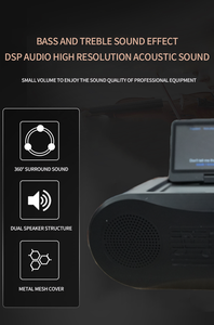 ลำโพงไร้สาย6D เกาหลีพร้อมไมโครโฟนมือถือขนาดเล็กแบบพกพากลางแจ้งเครื่องเล่นคาราโอเกะเล่นเสียงเสียงไมโครโฟนเล่น icrophone - Product Image 3