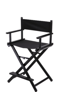Chaise de réalisateur de qualité professionnelle Filmcraft, chaise de maquillage moderne en aluminium de 30 pouces, chaise de barbier - Product Image 5