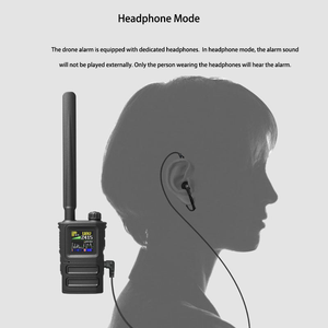 Détecteur de drone portable Skydroid S10 avec détection large bande 300 MHz-6 GHz et portée de 1 km, dispositif d'alarme UAV portable - Product Image 4