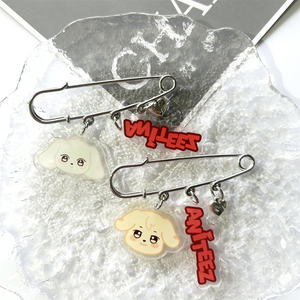 เข็มกลัดการ์ตูนน่ารัก KPOP ATEEZ ANITEEZ วอยอง จองโฮ ซัน ซองฮวา แฟชั่น เครื่องประดับกระเป๋าเสื้อผ้า ของขวัญวันเกิดสำหรับแฟนคลับและคู่รัก - Product Image 6