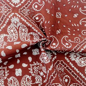 <span class=keywords><strong>Tissu</strong></span> Popeline 100% Coton Tissé en Gros, Motif Cachemire Rouge Personnalisé Imprimé, Écologique et Léger pour Garçons et Filles - Product Image 2