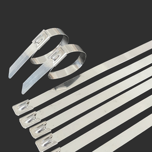 Nhà sản xuất nặng 100mm Tự khóa zip quan hệ 304/316/201 Cáp thép không gỉ dải - Product Image 4