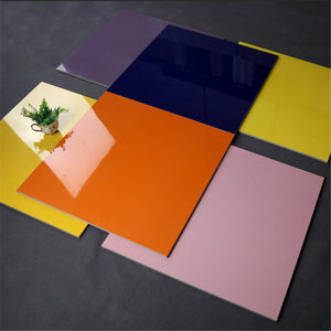 Azulejos de Porcelana Brillante de Fabricante, 600x600, Antideslizantes, Color Rosa Sólido, para <span class=keywords><strong>Pisos</strong></span> de Jardín de Infancia - Product Image 4