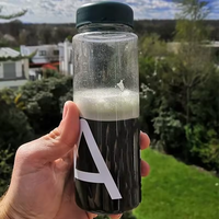 Vaso de Tritán Irrompible Personalizado, Libre de BPA, para Yoga, 350 ml/400 ml/500 ml, Botella Mezcladora de Proteína en Polvo, Botella de Agua para Gimnasio y Actividades al Aire Libre