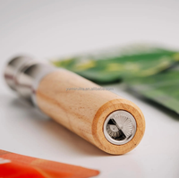 Collier Inhalateur Sans Fumée en Bois pour l'Aromathérapie Apaisante et Anti-Stress, Aide à la Méditation Respiratoire pour Arrêter de Fumer